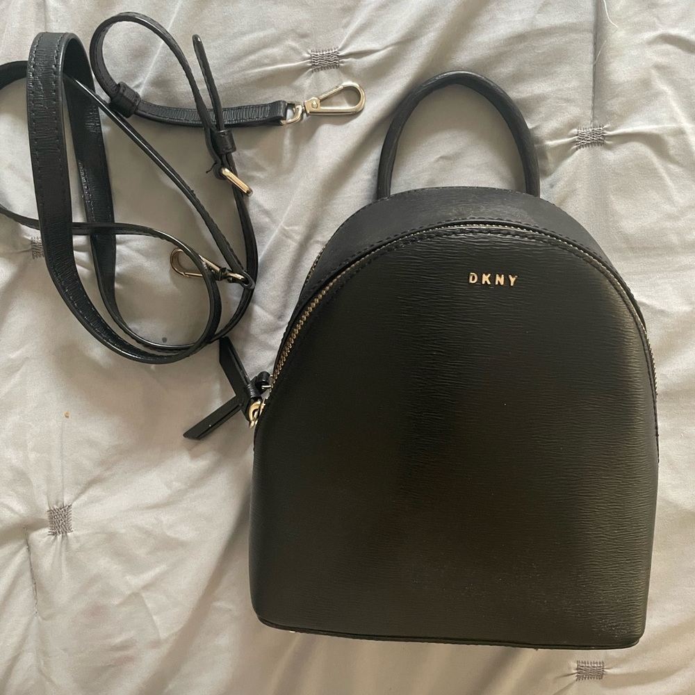 DKNY crossbody bag black leather